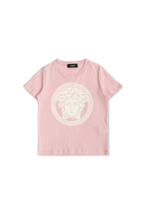 Versace Kids T-shirt with shimmering appliqués | Kids's